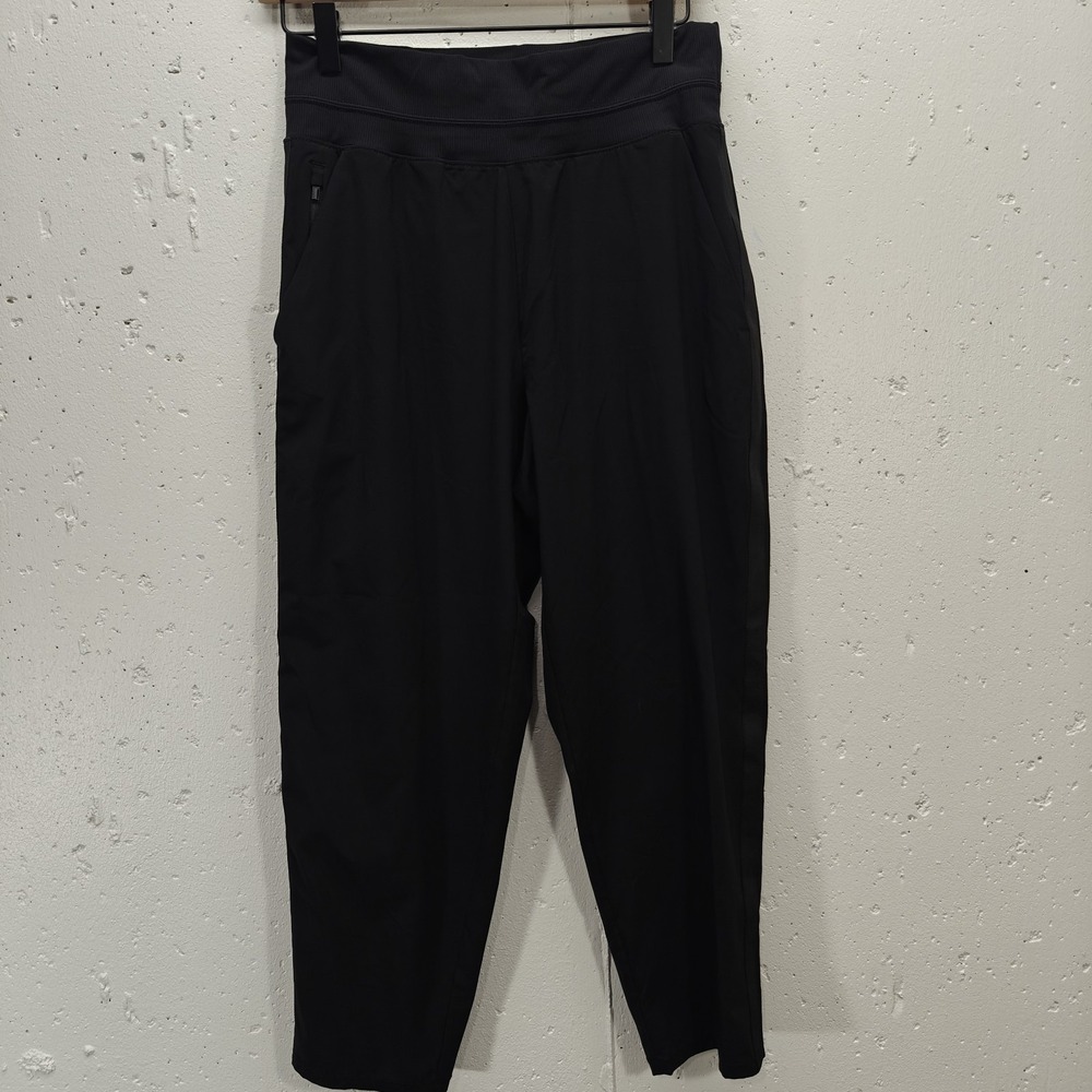 Athleta‎ Womens Size 8 Nolita Slim Tapered Crop Pant Athleisure Black Gorpcore